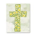 Yellow Tulip Cross Wrapped Canvas