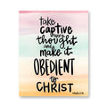 Take Captive Every Thought Wrapped Canvas