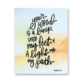 Your Word is a Lamp Wrapped Canvas