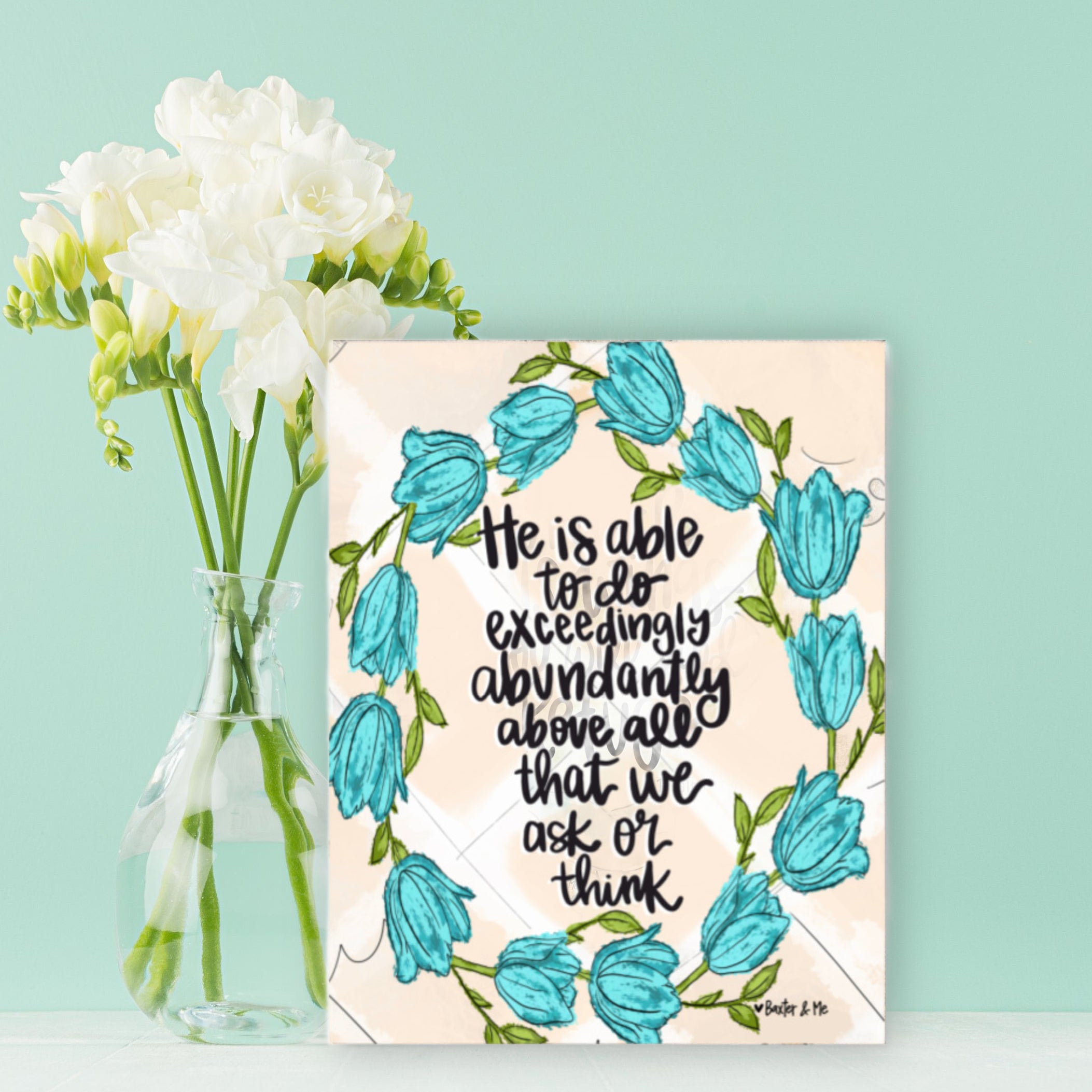 Exceedingly Abundantly Wrapped Canvas