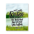 Restore the Years Wrapped Canvas