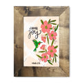 Choose Joy Hummingbird Framed Art