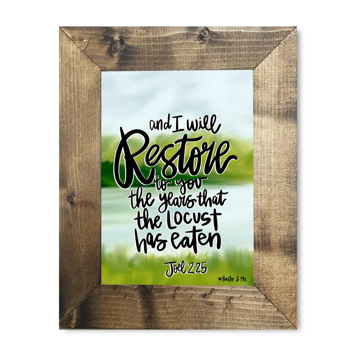 Restore the Years Framed Art