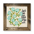 Don't Let the Hard Days Win Framed Art