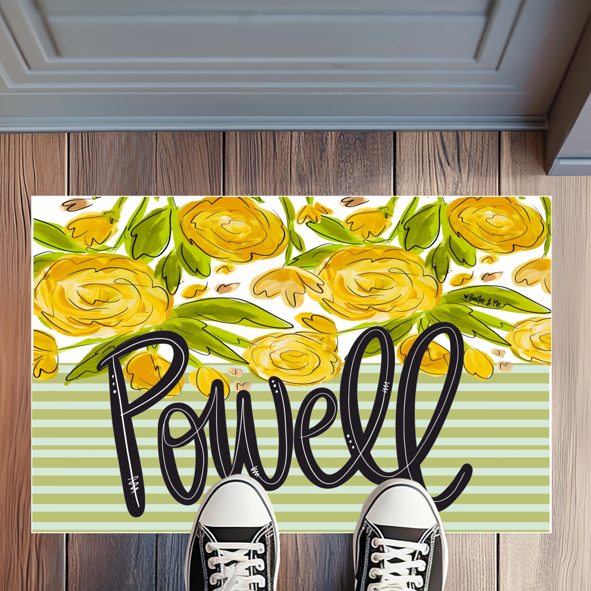 Welcome Sunny Petals Rug Floormat