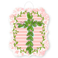 Pretty Pink Cross Door Hanger