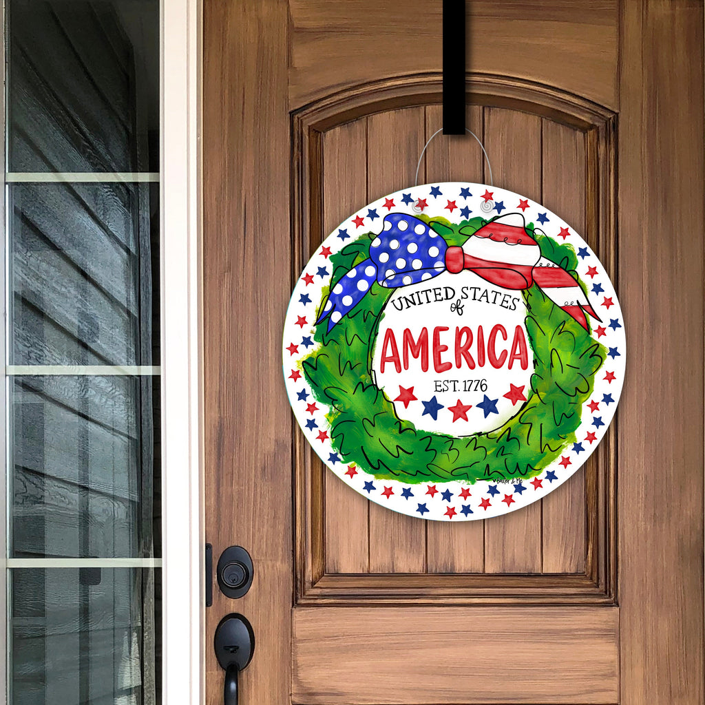 United States of America Door Hanger