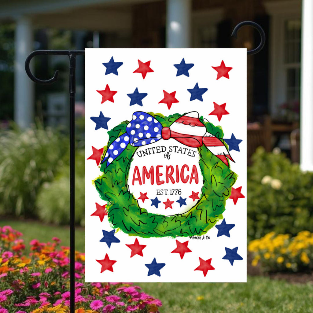 United States of America Garden Flag