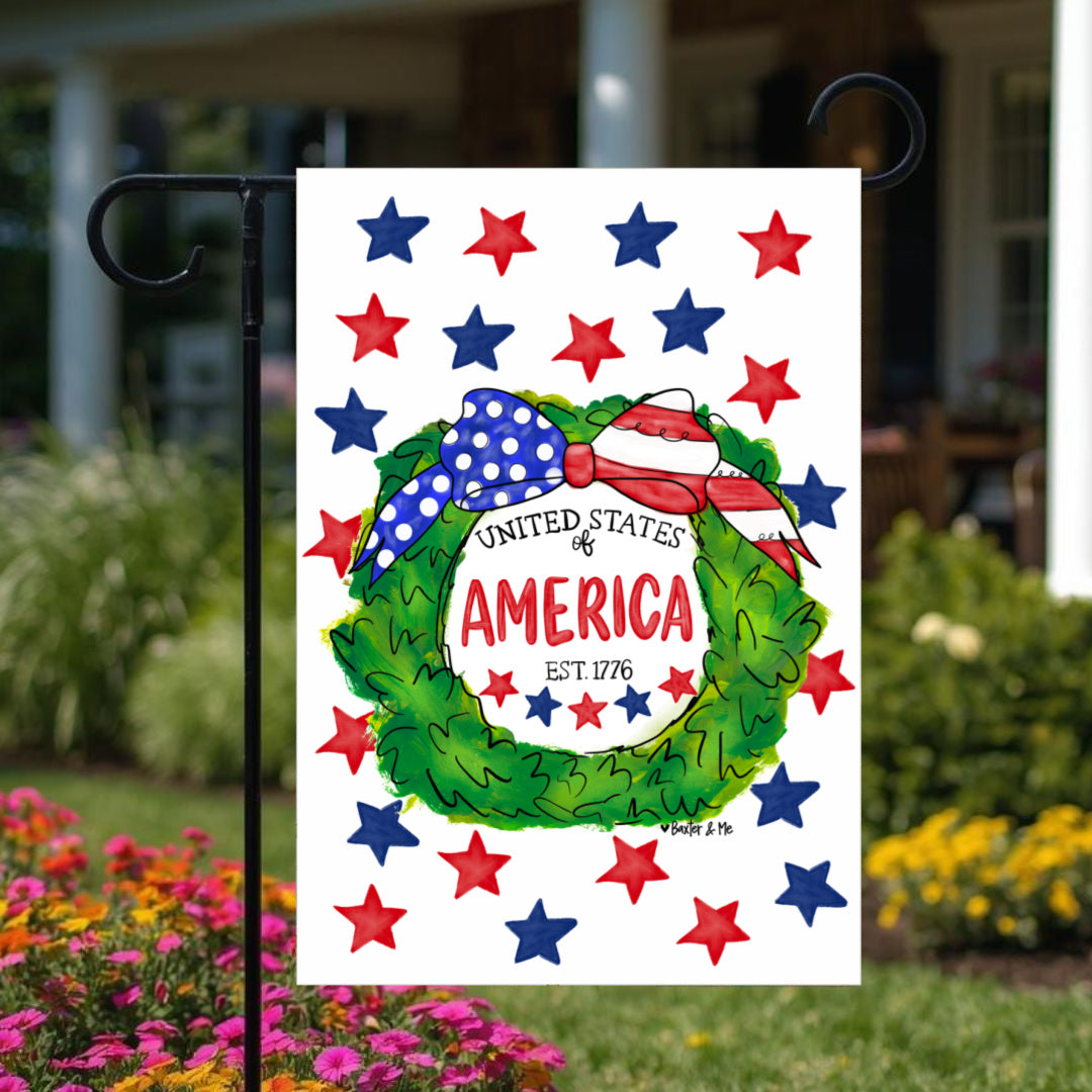 United States of America Garden Flag