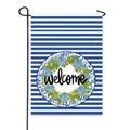 Hydrangeas Welcome Willow Garden Flag