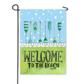Paddles Welcome to the Beach Garden Flag