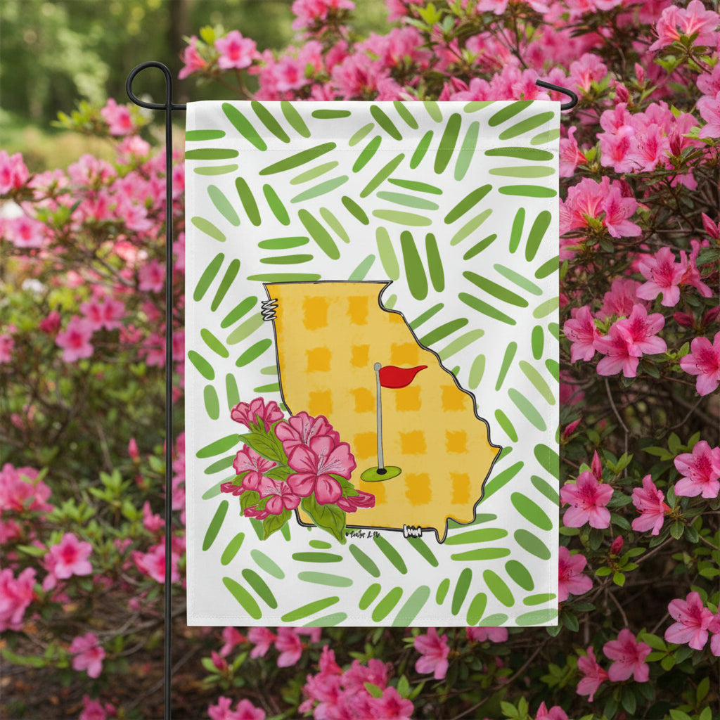 The Georgia Green Golf Garden Flag