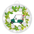 Golf Wreath with Golf Cart Door Hanger