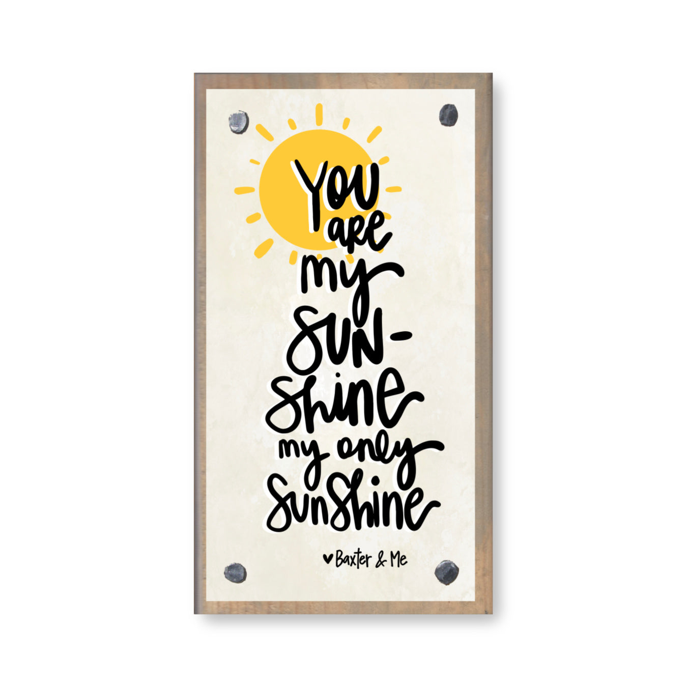 My Sunshine Happy Block