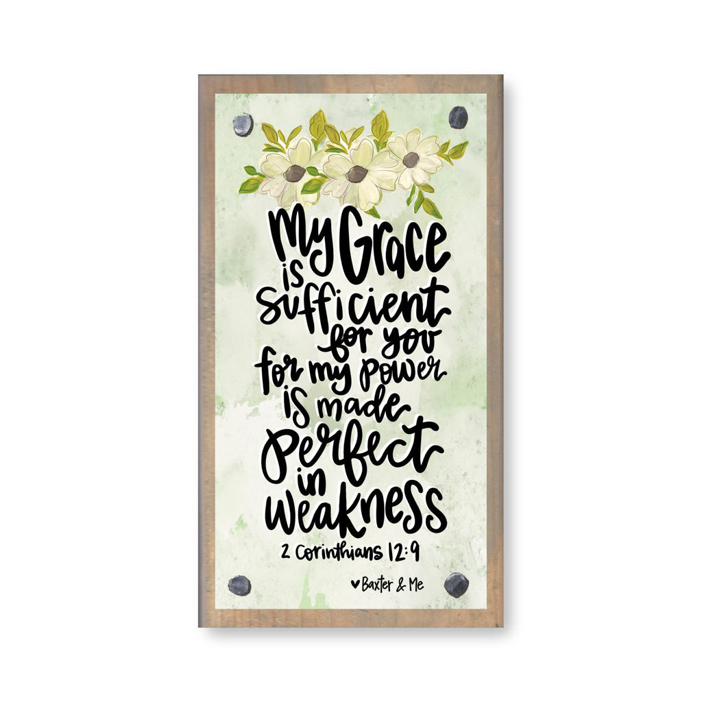 Grace is Sufficient Happy Block