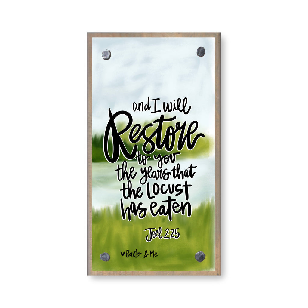 Restore the Years Happy Block