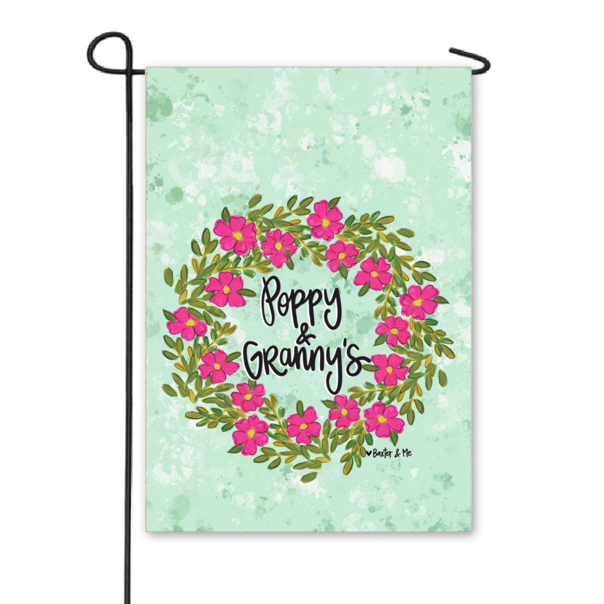 Pink Petal Welcome Garden Flag