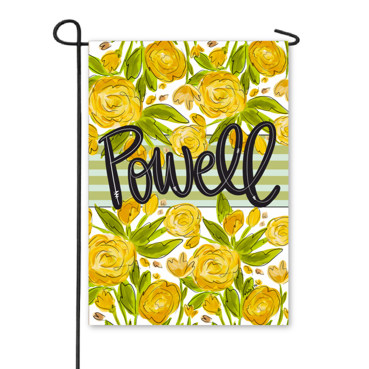 Welcome Sunny Petals Garden Flag