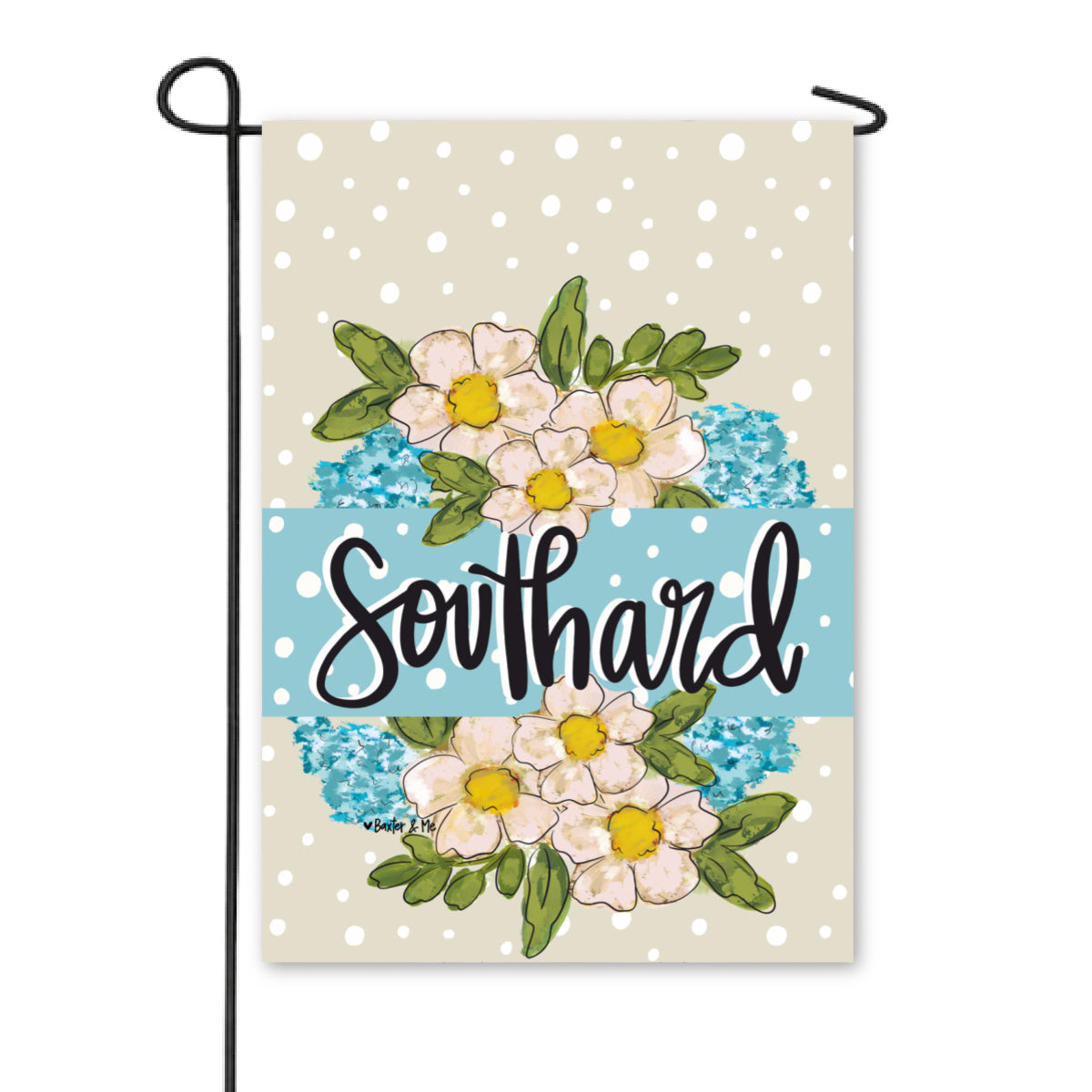 Welcome to our Home Floral Garden Flag