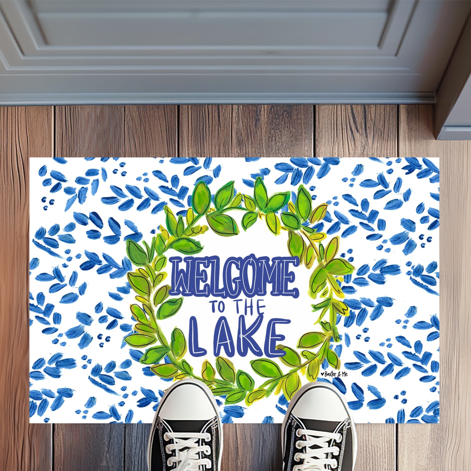 Willow Welcome to the Lake Rug Floormat