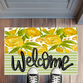 Welcome Sunny Petals Rug Floormat
