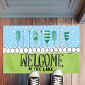 Paddles Welcome to the Lake Rug Floormat
