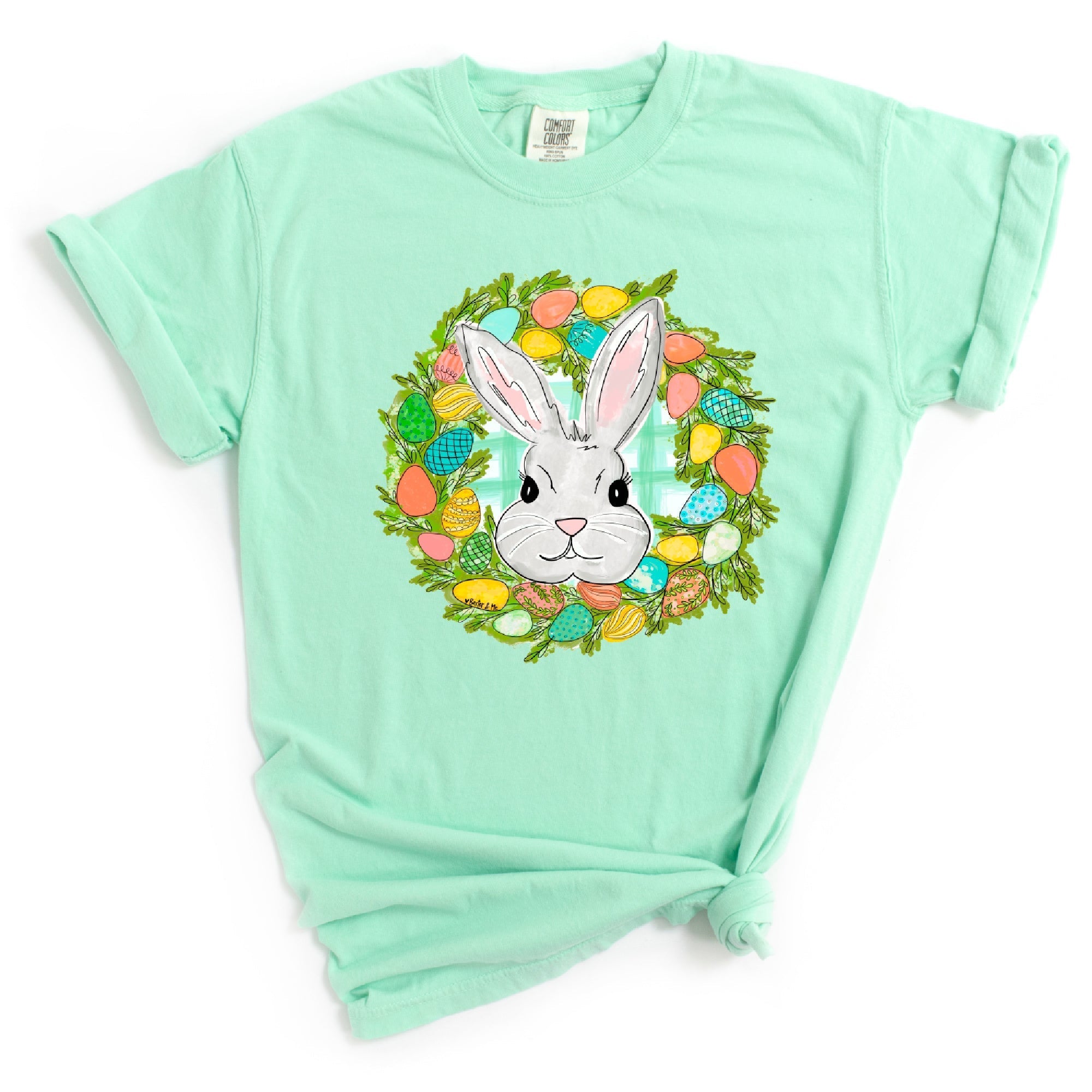 Bunny Egg Wreath T-Shirt