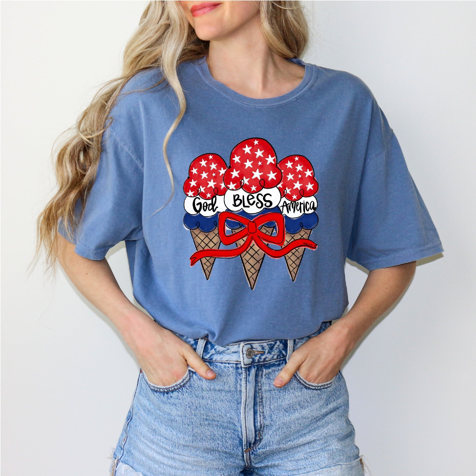 God Bless America Ice Cream T-Shirt