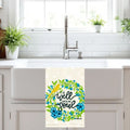 It Is Well Yellow Bird Tea Towel